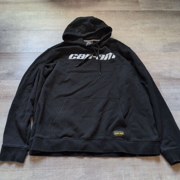 CAN-AM Logo mens HOODIE Black Size XL - Picture 2 of 8